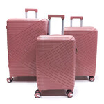 Set Valijas Pp Rigida Oro Rosa 20 24 28 159 4Ruedas